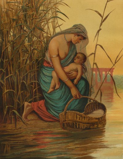 The Infant Moses and His Mother by Philip Richard Morris